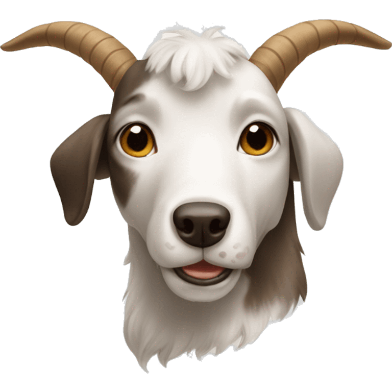 mix between a dog and a goat emoji