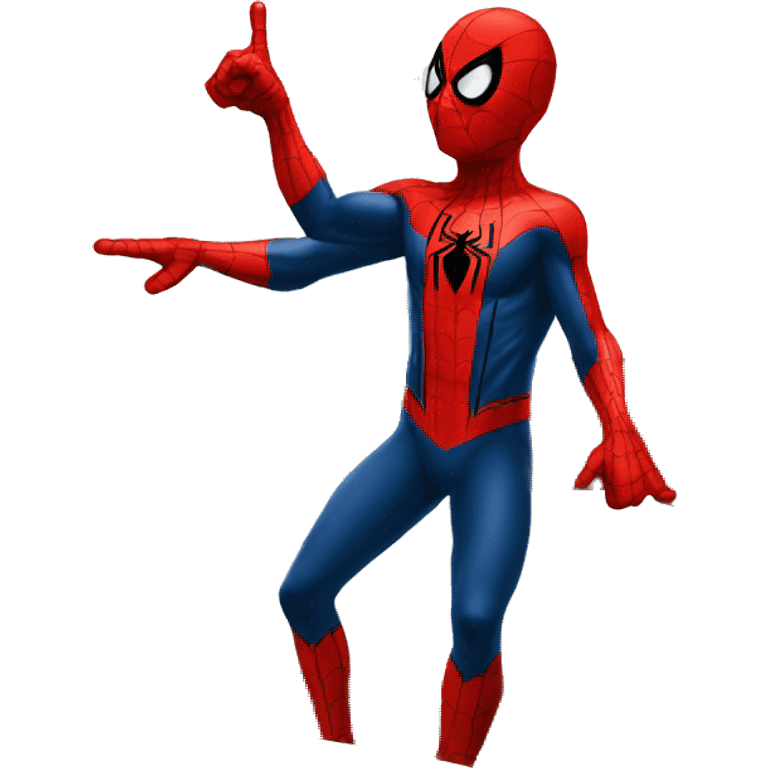 spiderman pointing at bed emoji