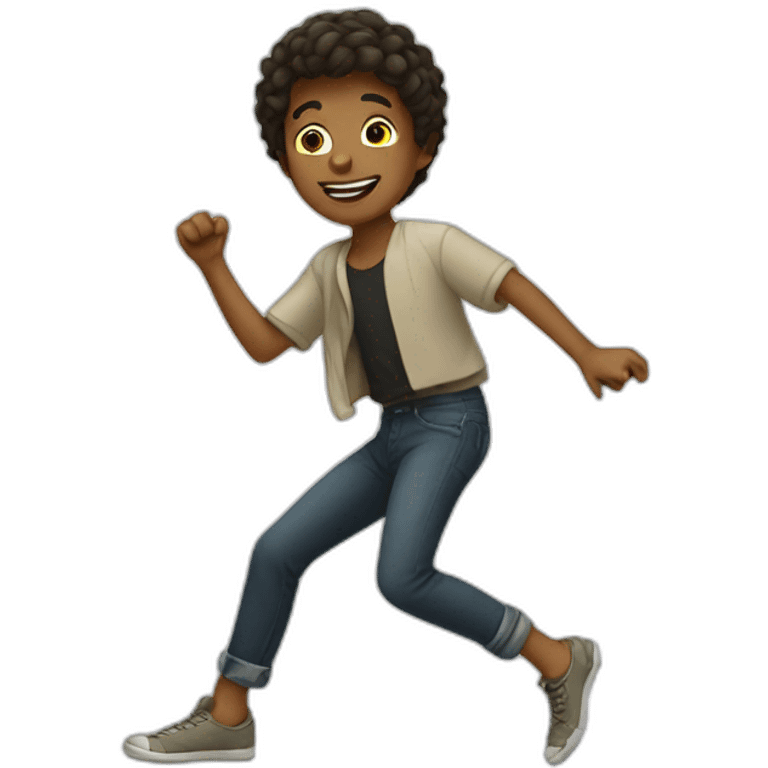 a dancing boy emoji