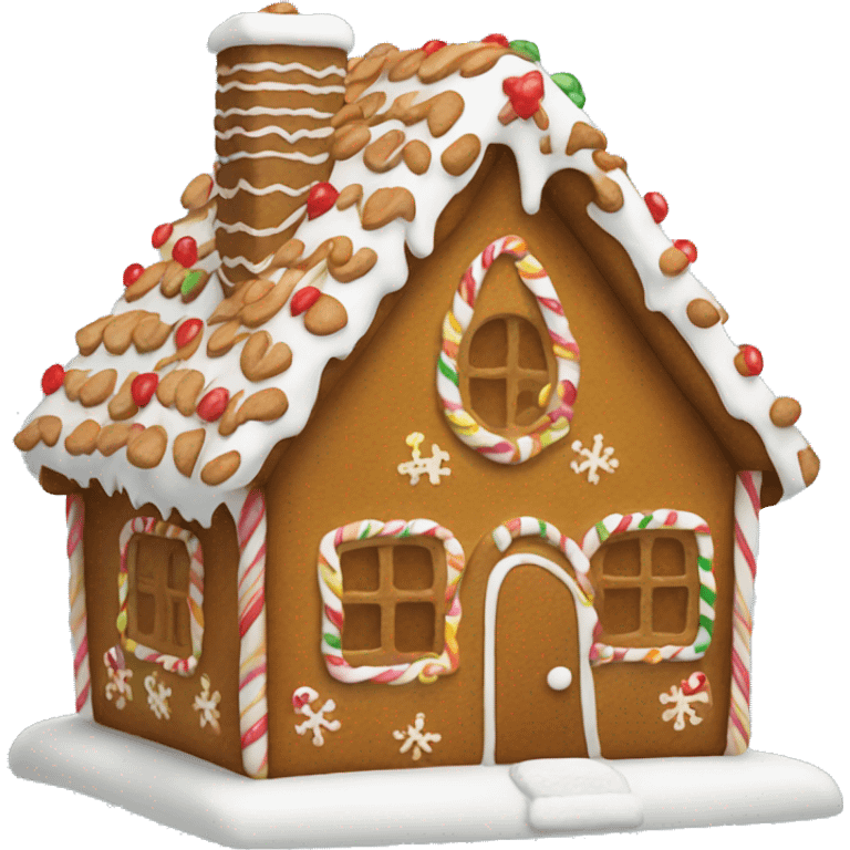 Ginger bread house emoji