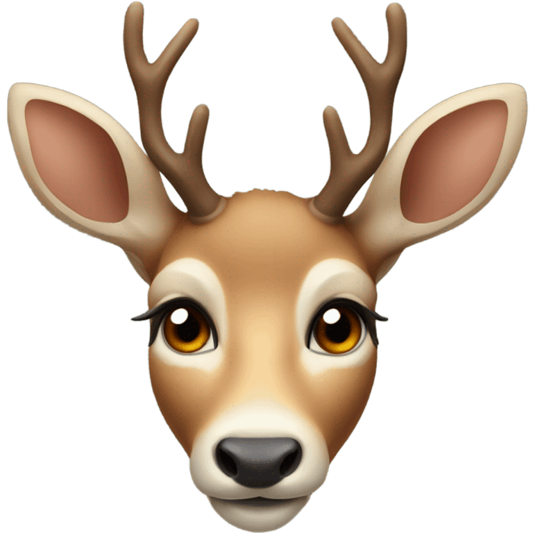 deer face emoji