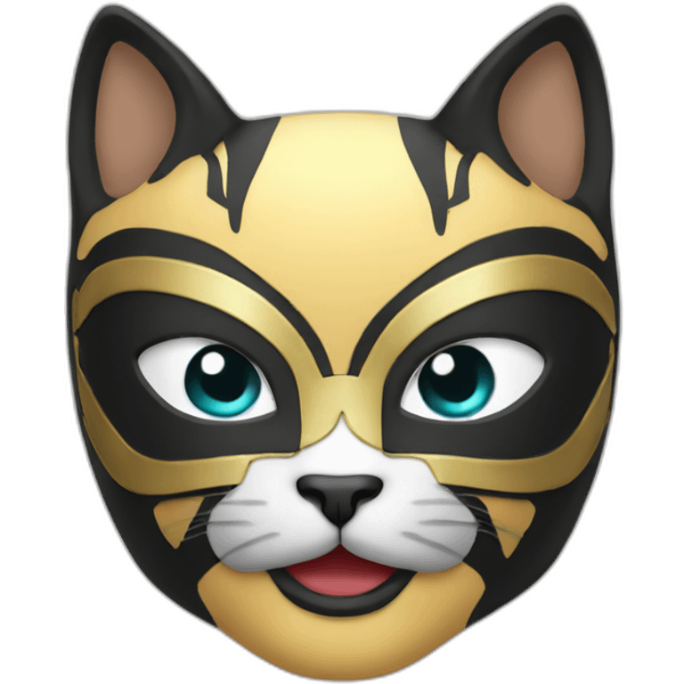 Kitten luchador mask emoji