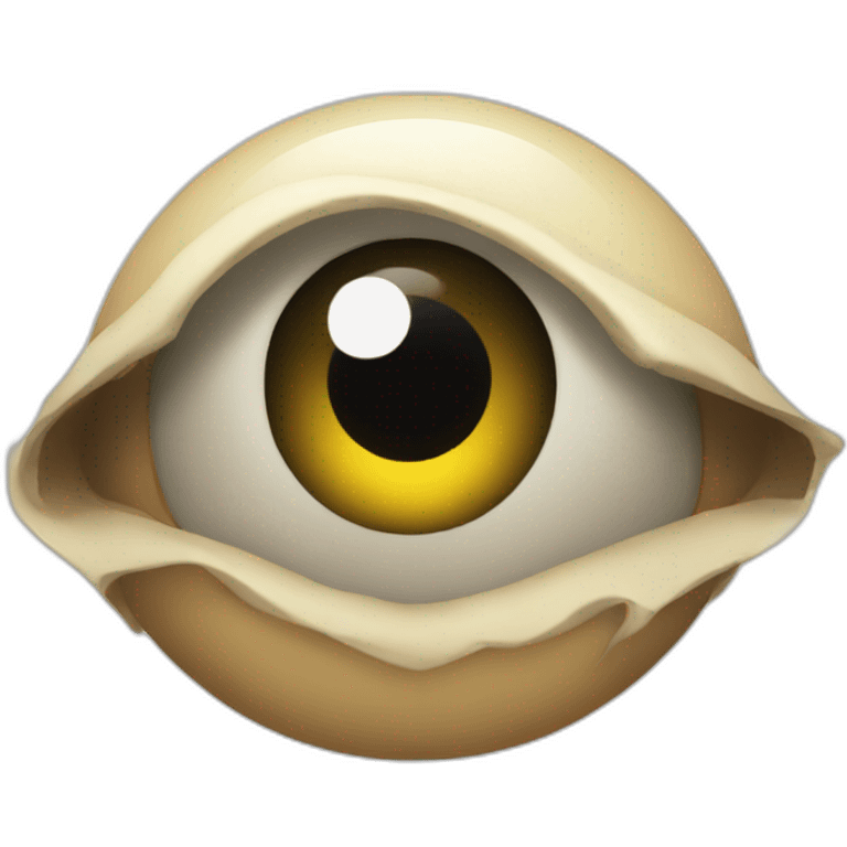 Frightning eyes in the night emoji