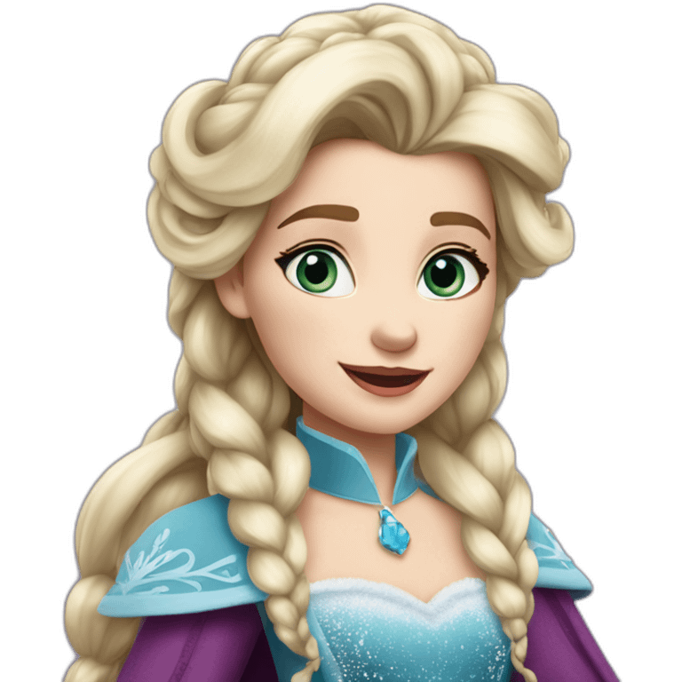 Anna la reine des neiges emoji