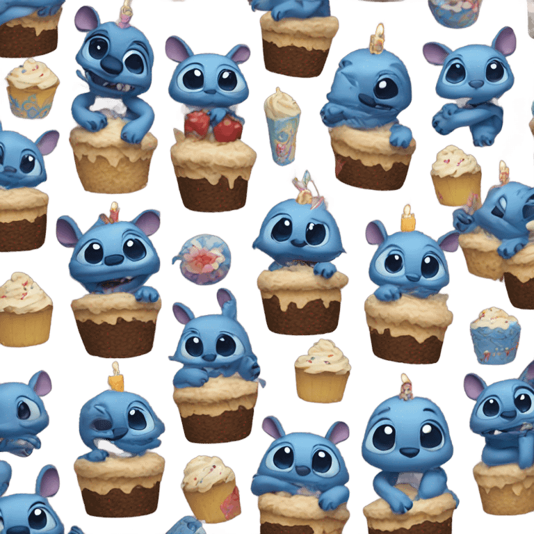 Stitch birthday emoji