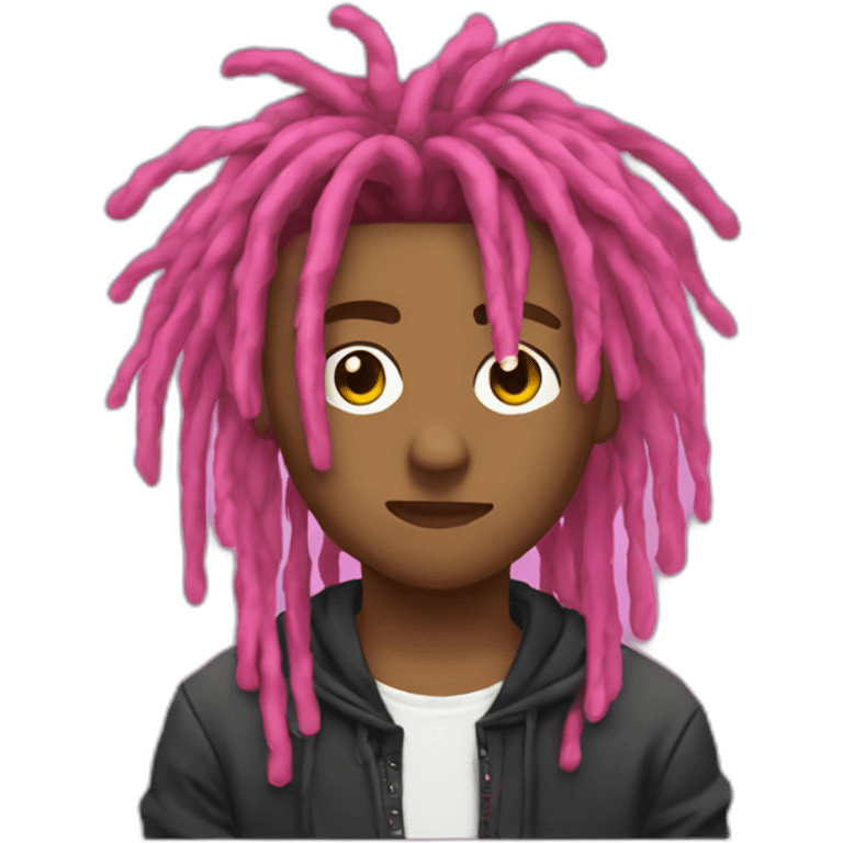 Juice wrld pink dreads emoji