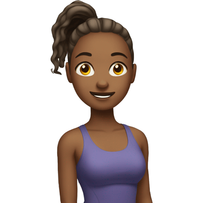 girl in gym emoji