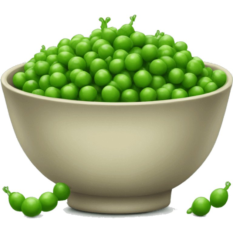 a bowl of peas emoji