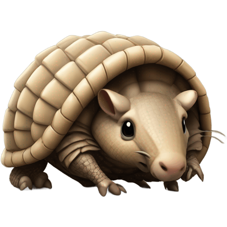 Armadillo ball emoji