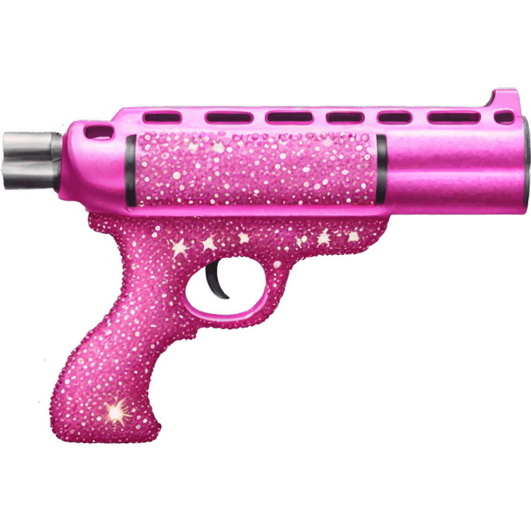 pink bedazzled shotgun emoji