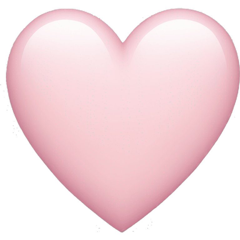 Light pink heart  emoji