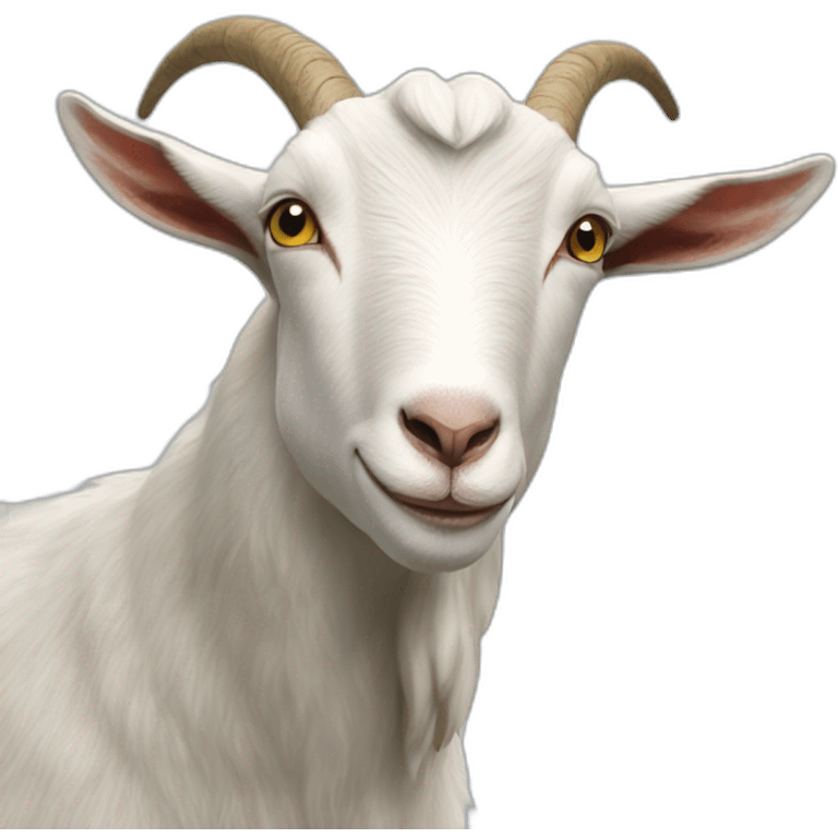 the real goat emoji