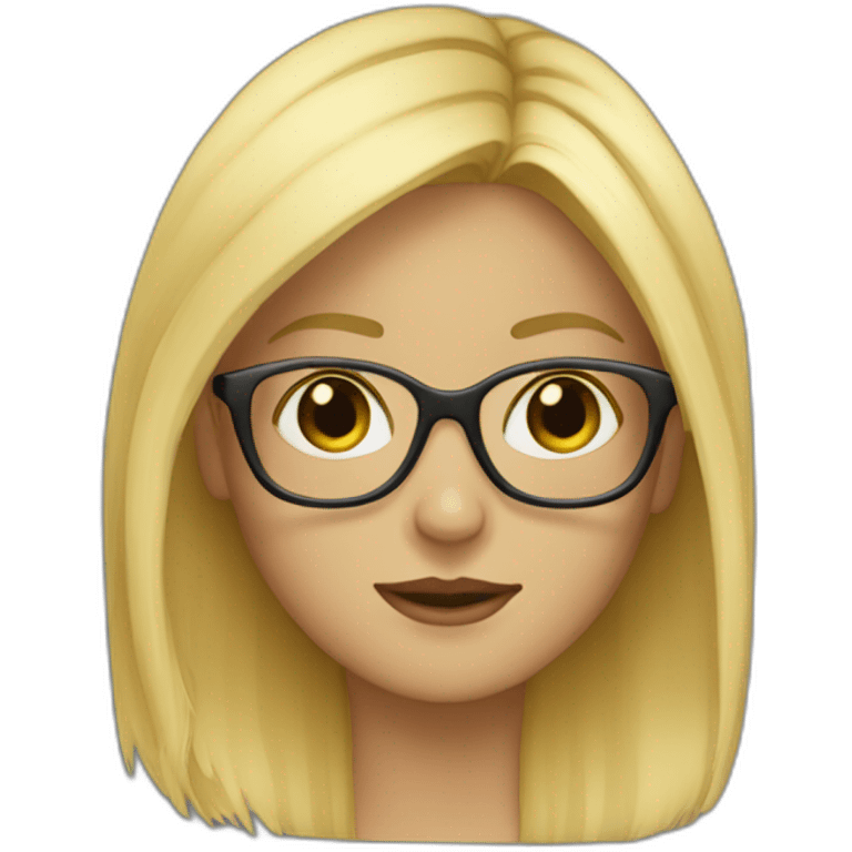 blonde-haired-girl-with-the-glases-What? emoji