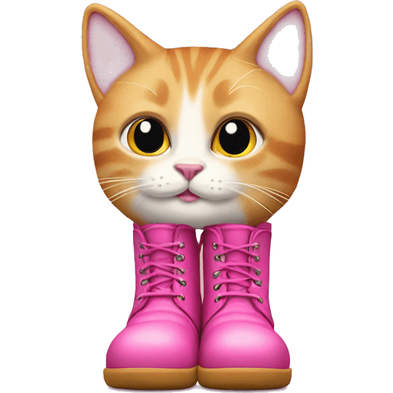 puss in pink boots emoji