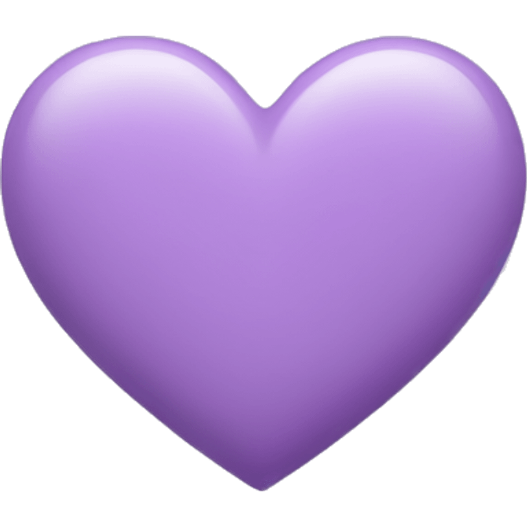 Light purple heart emoji