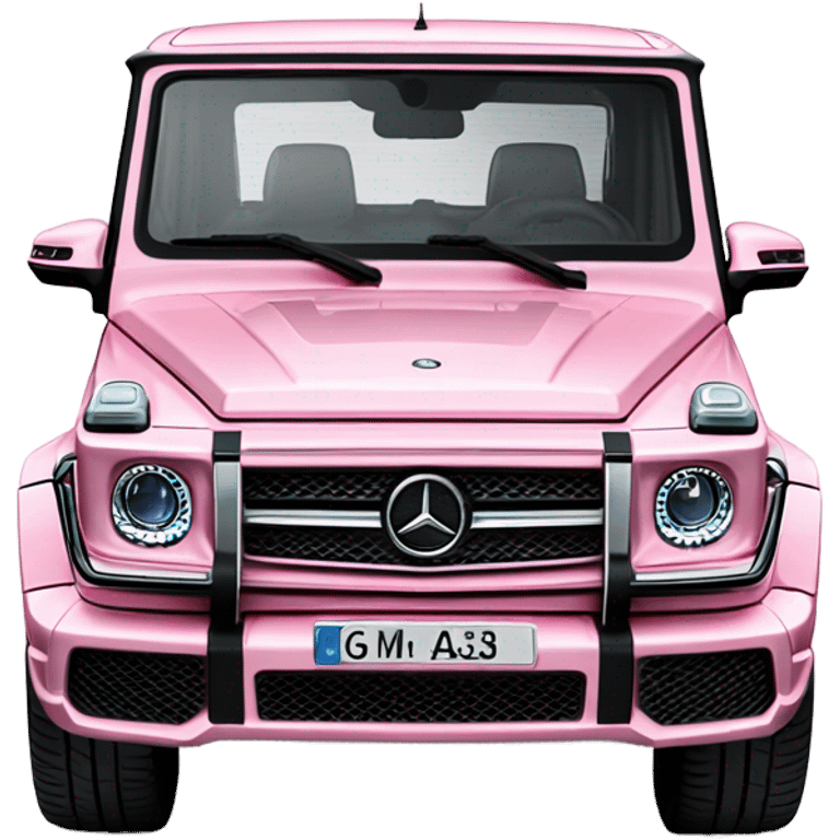 entire Mercedes-Benz G63 AMG elegance light pink emoji