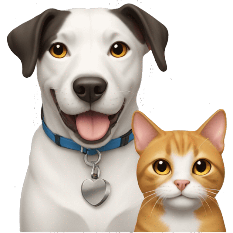 cat and dog emoji