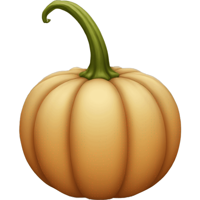 Beige pumpkin emoji