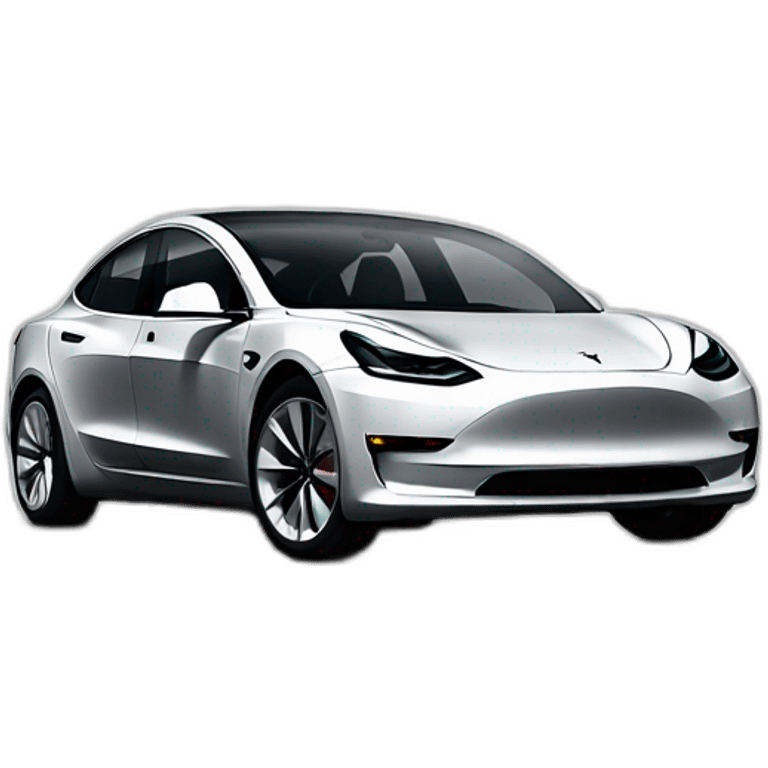 Tesla model 3 emoji