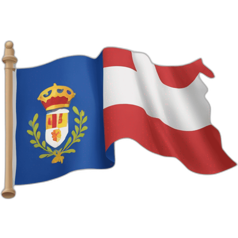 Drapeau de l’île corse en France emoji