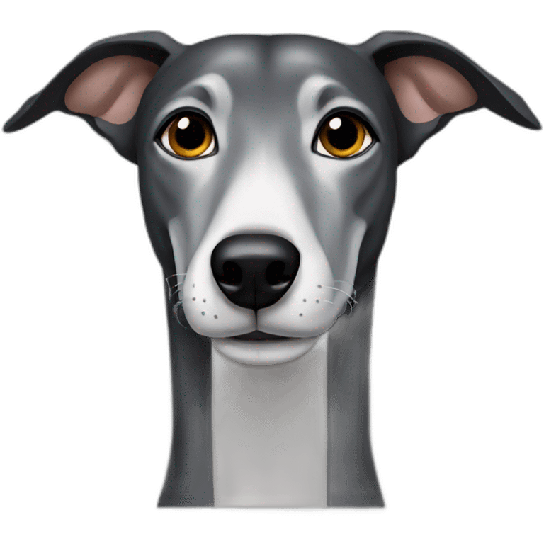 black-greyhound-face emoji