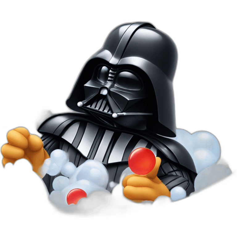 darth vader in a bubble bath emoji