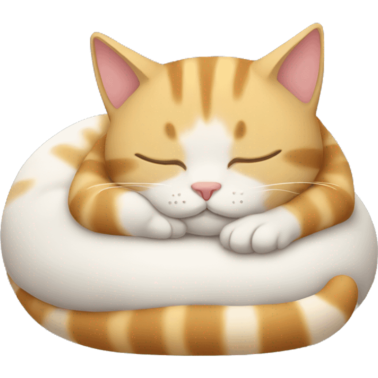 Sleeping cat emoji