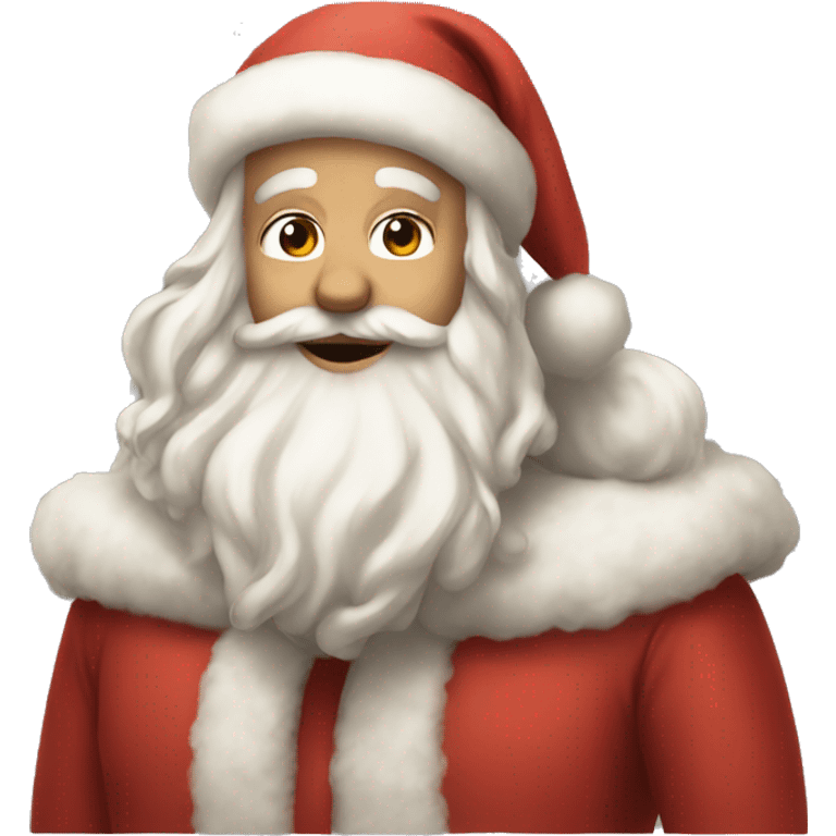 Aesthetic Santa emoji