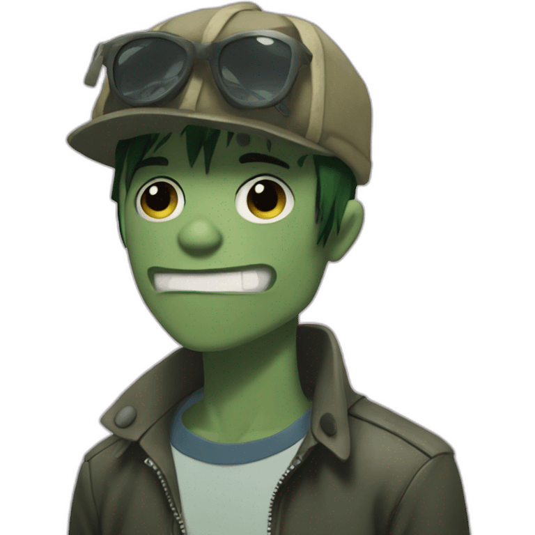 2d from gorillaz emoji