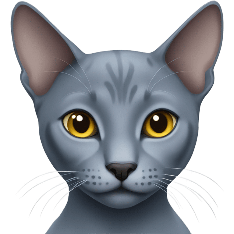 Russian blue cat emoji