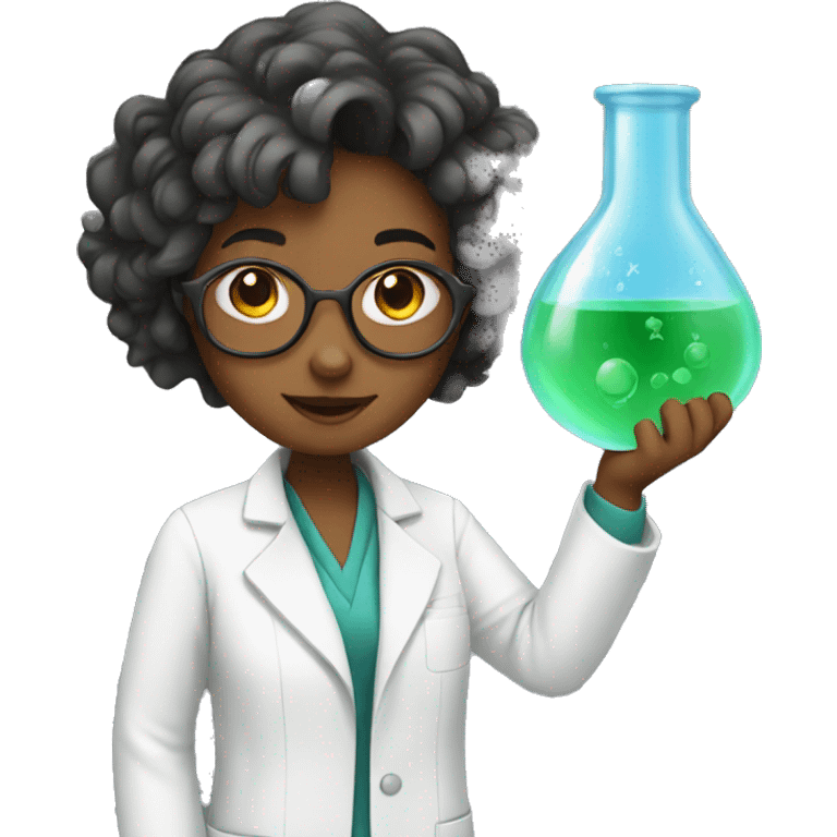 Girl scientist emoji