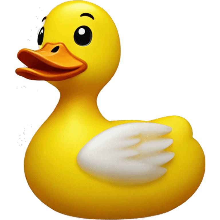 plastic yellow duck emoji