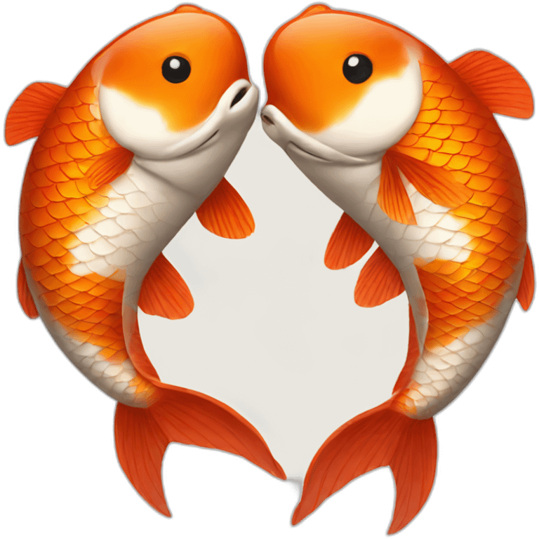 koi fish couple emoji