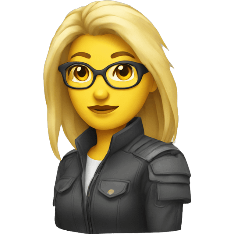 an female eagle designer emoji