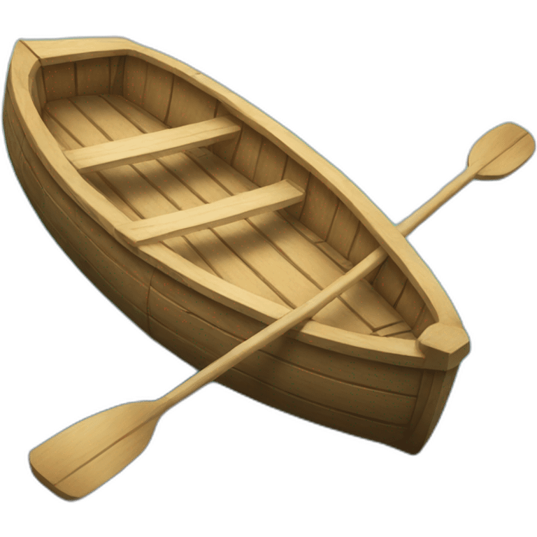 wooden raft emoji