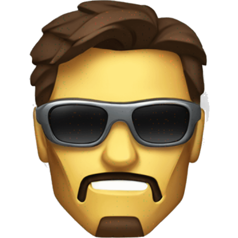 Iron man wearing sunglasses  emoji