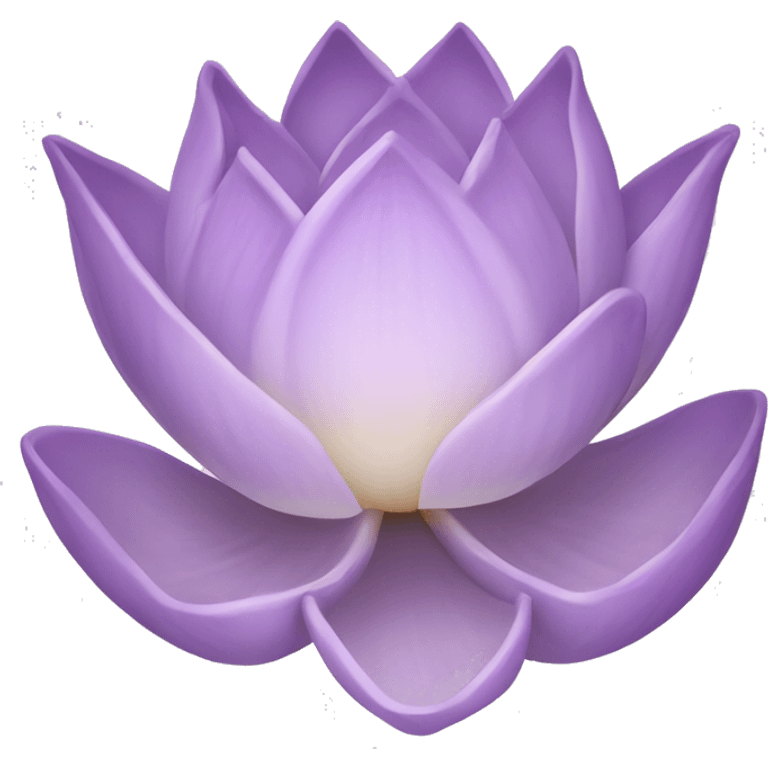 Lilac lotus flower emoji