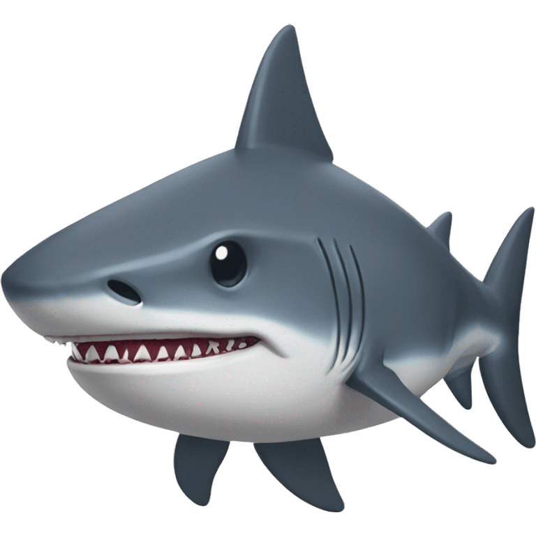 Muscle shark emoji