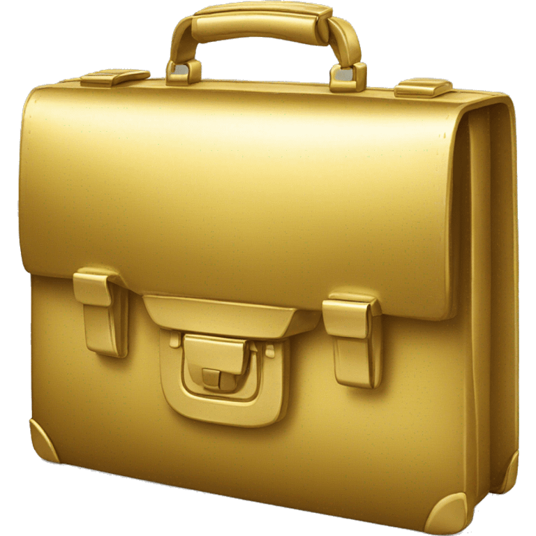 gold briefcase emoji