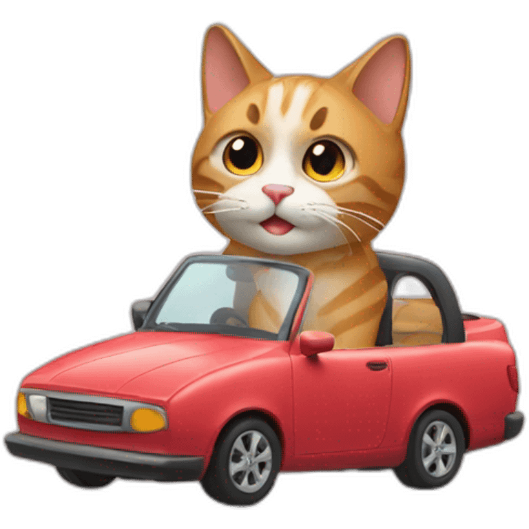 cat in car emoji