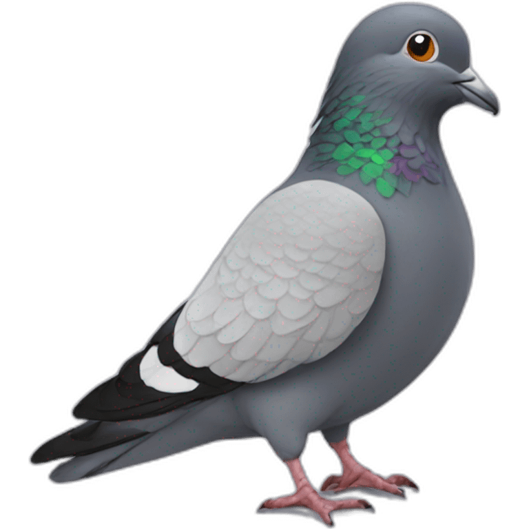 Pigeon christmas emoji