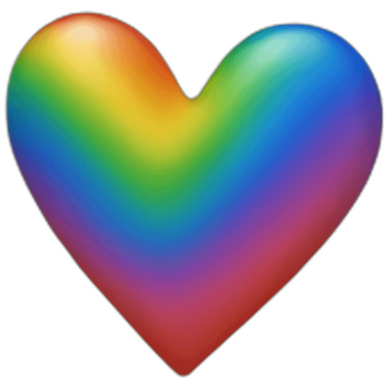 Rainbow Heart  emoji