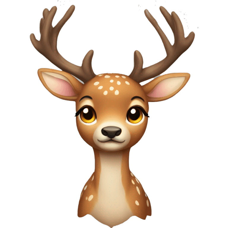 Cute deer emoji