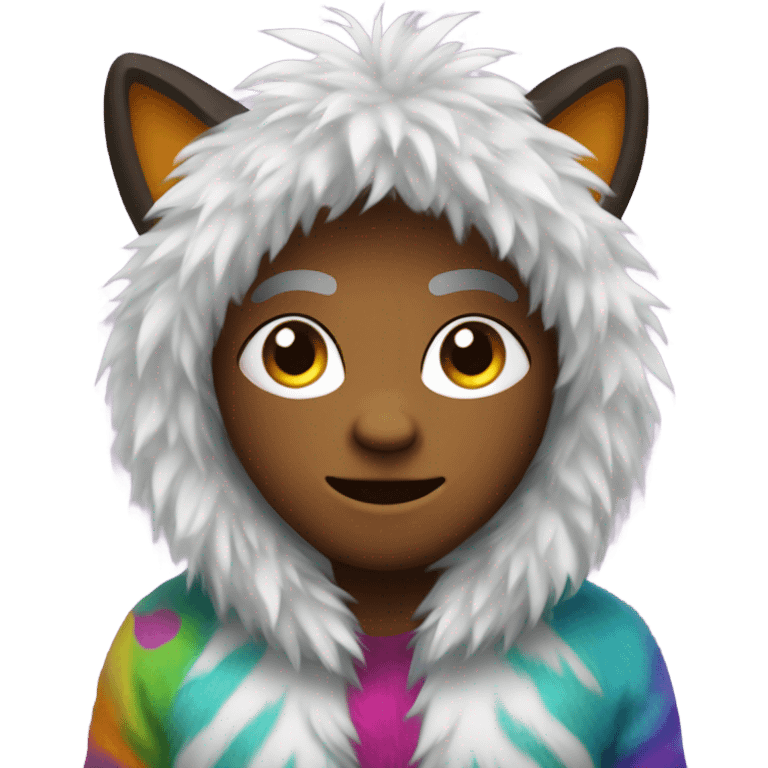 Person in furry costume emoji