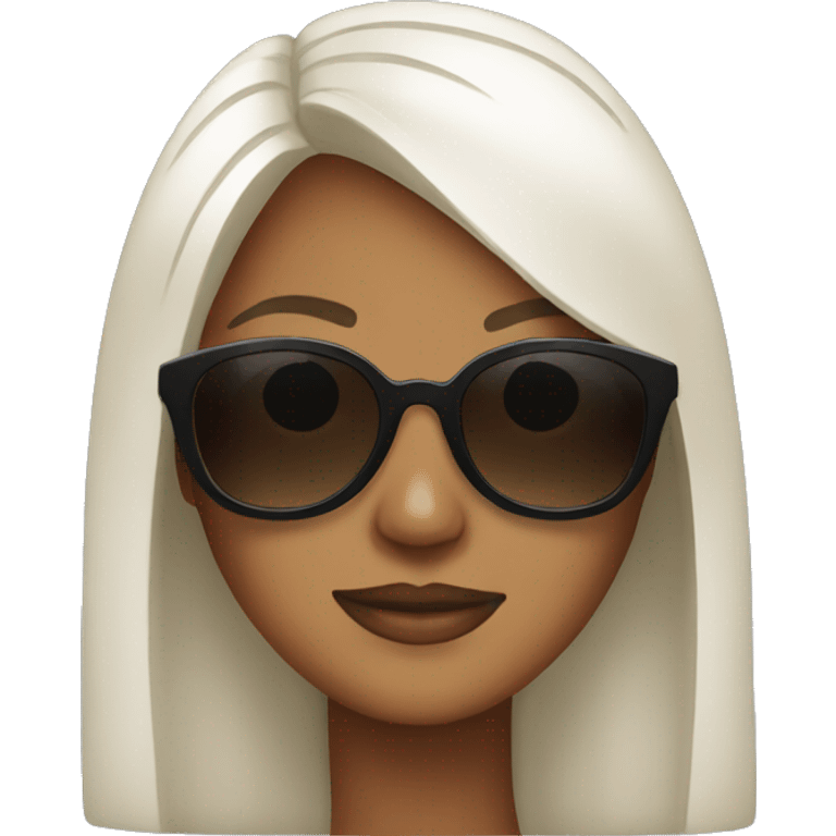 Women with sunglasses emoji