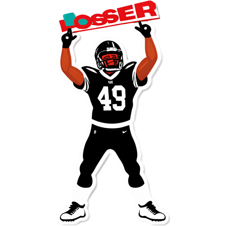 Loser football emoji