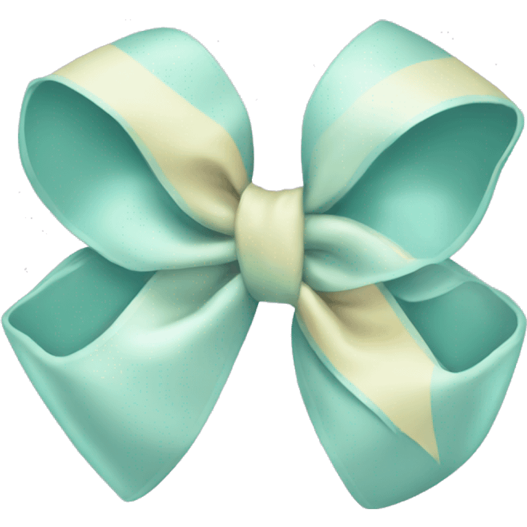 Pastel cute bow emoji