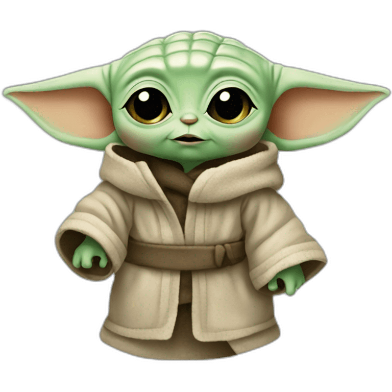 Baby yoda hello emoji