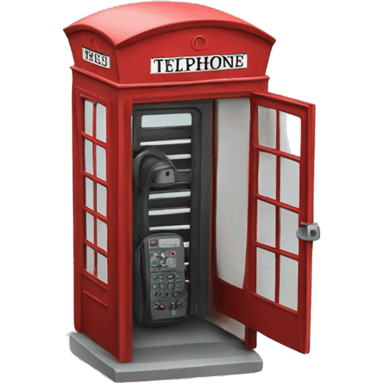 Telephone booth  emoji