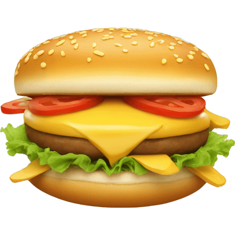 chinese trigram cheeseburger emoji